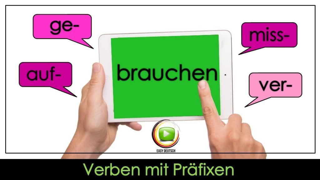 Präfixe brauchen